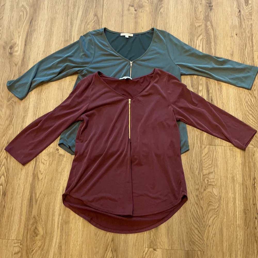 Set of 2 - Quarter Sleeve Top